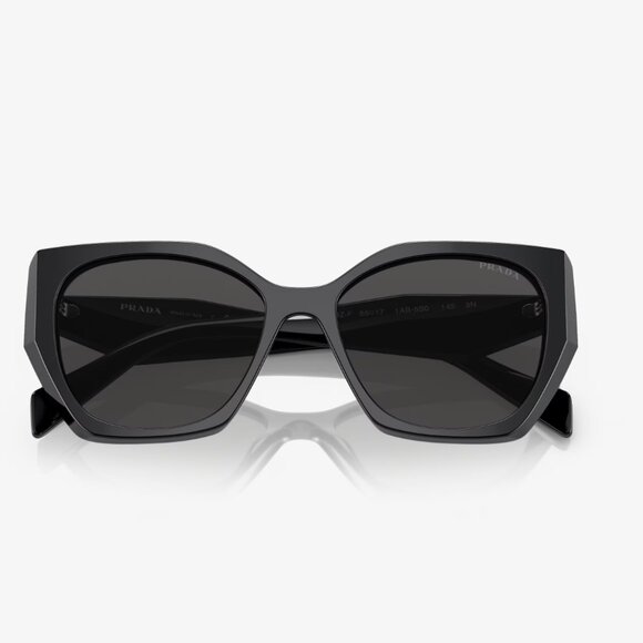 Prada Sunglasses - PR 19ZSF Black Frame. Grey Lenses - Picture 9 of 11